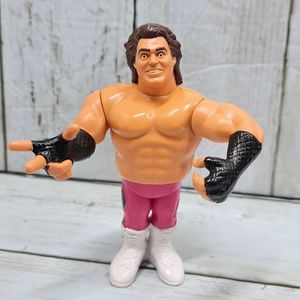 Vtg 1990 Titan Sports WWF "Brutus The Barber" 4.5"t Wrestling Action Figure